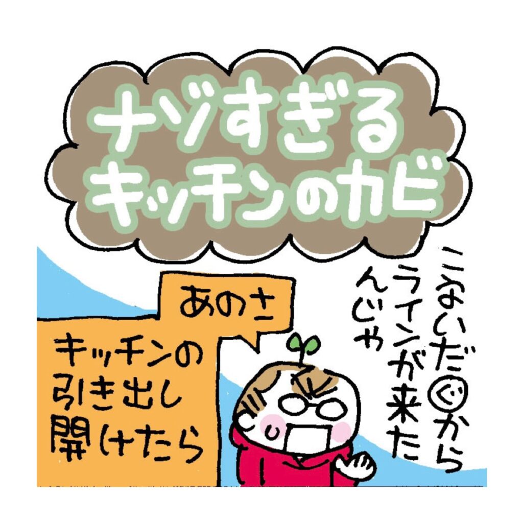 ナゾすぎるキッチンのカビ │ ミカリンの日々是修行